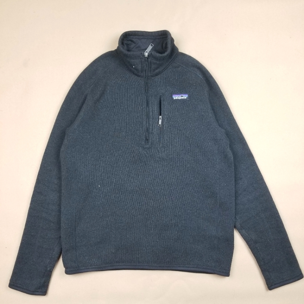 Patagonia Half Zip Pullover Black Better Sweater